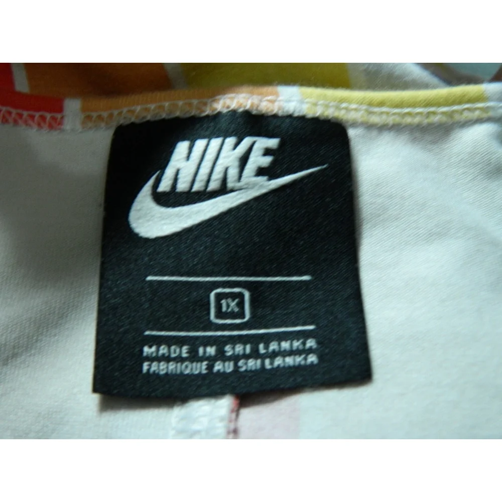Nike Bodysuit Women Plus Size IX Striped‎ Multicolor